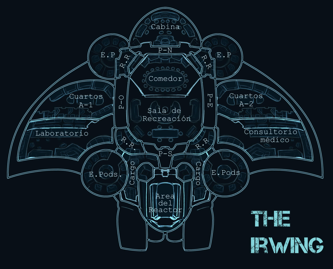The IRWING - RPG map